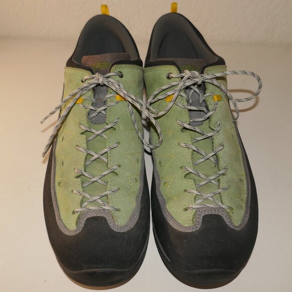 ASOLO Apex Hiking Shoes Lime Gray Black Vibram Men's Size 13